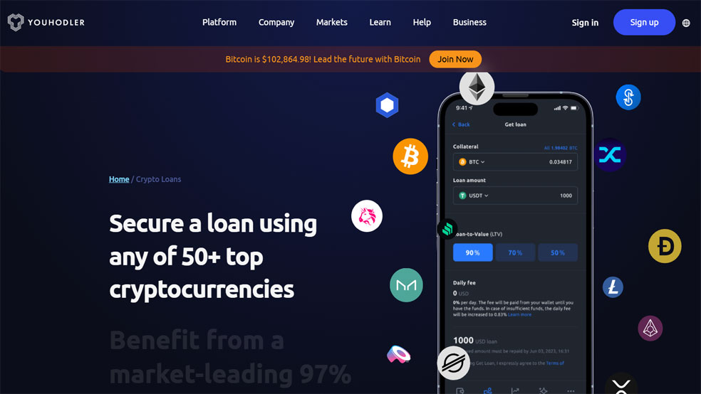 پلتفرم وامدهی YouHodler
